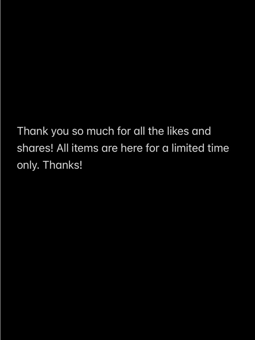 Thanks for all the shares!